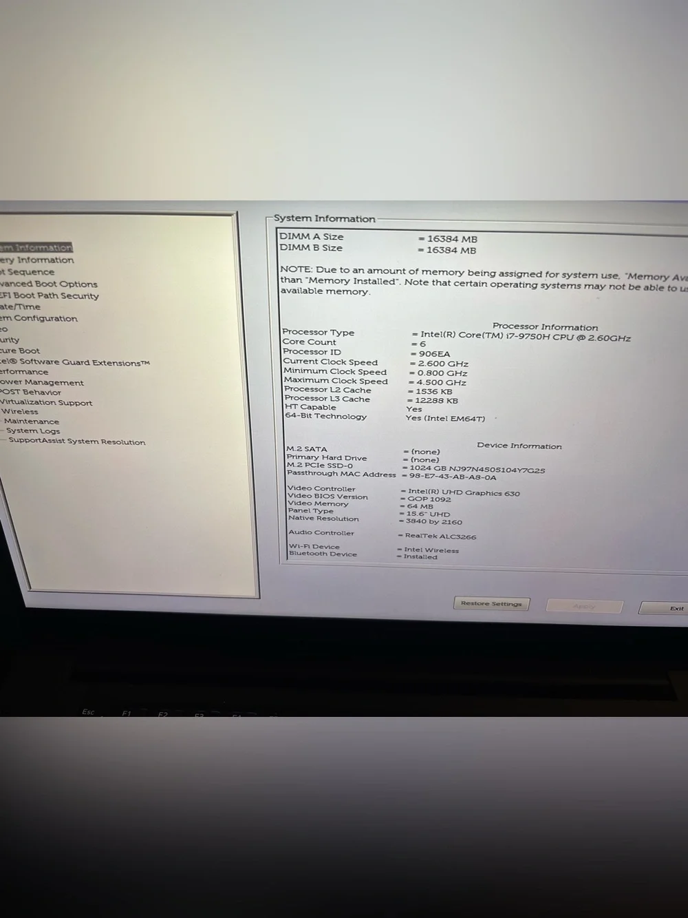 Dell precision 5540 - silver- Unbranded